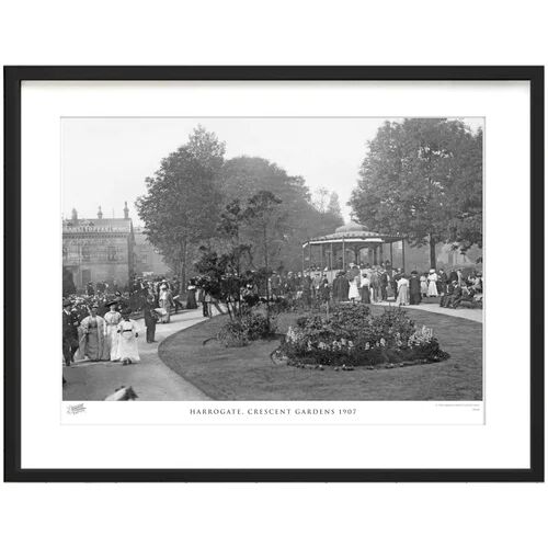 The Francis Frith Collection 'Harrogate, Crescent Gardens 1907' - Picture Frame Photograph Print on Paper The Francis Frith Collection  - Size: 45cm H x 60cm W x 2.3cm D