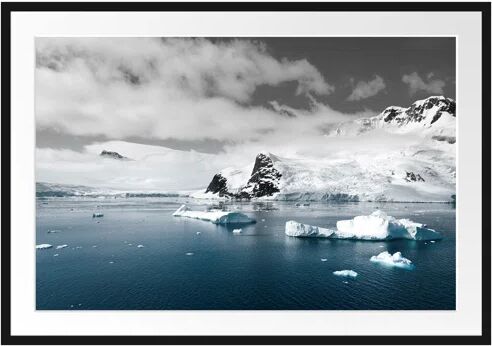 East Urban Home Antarctic Winter Landscape Framed Poster East Urban Home Size: 70cm H x 100cm W  - Size: 55 cm H x 40 cm W