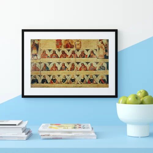 Astoria Grand Genealogy of the Inca Rulers and Their Spanish Successors from Manco Capac the First Inca King to Ferdinand Vi of Spain by Spanish School - Painting P  - Size: 50 cm H x 70 cm W x 2.3 cm D