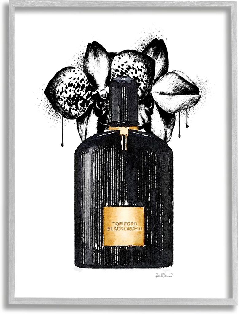 Stupell Glam Perfume Urban Drip Framed Giclee Wall Art by Amanda Greenwood NoColor 24 x 30