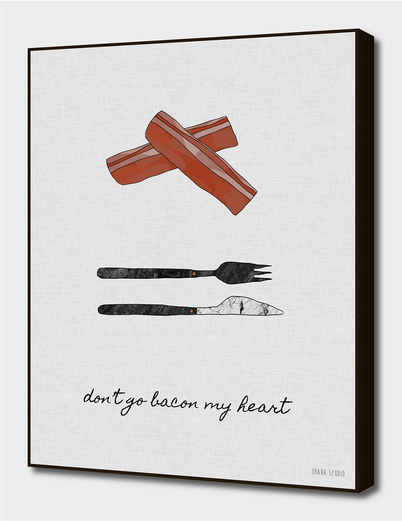 Curioos Don't Go Bacon My Heart NoColor 28" x 40"