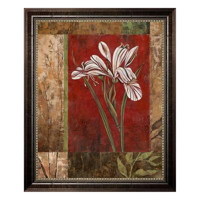 Kohl's Jeweled Iris II Framed Canvas Wall Art By Maria Donovan, Multicolor