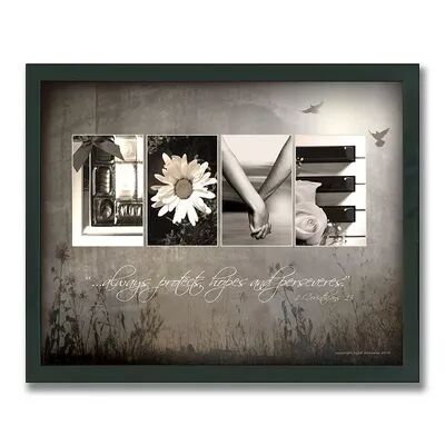 Personal-Prints Love Letters Framed Canvas Art by Scott Kennedy, Multicolor