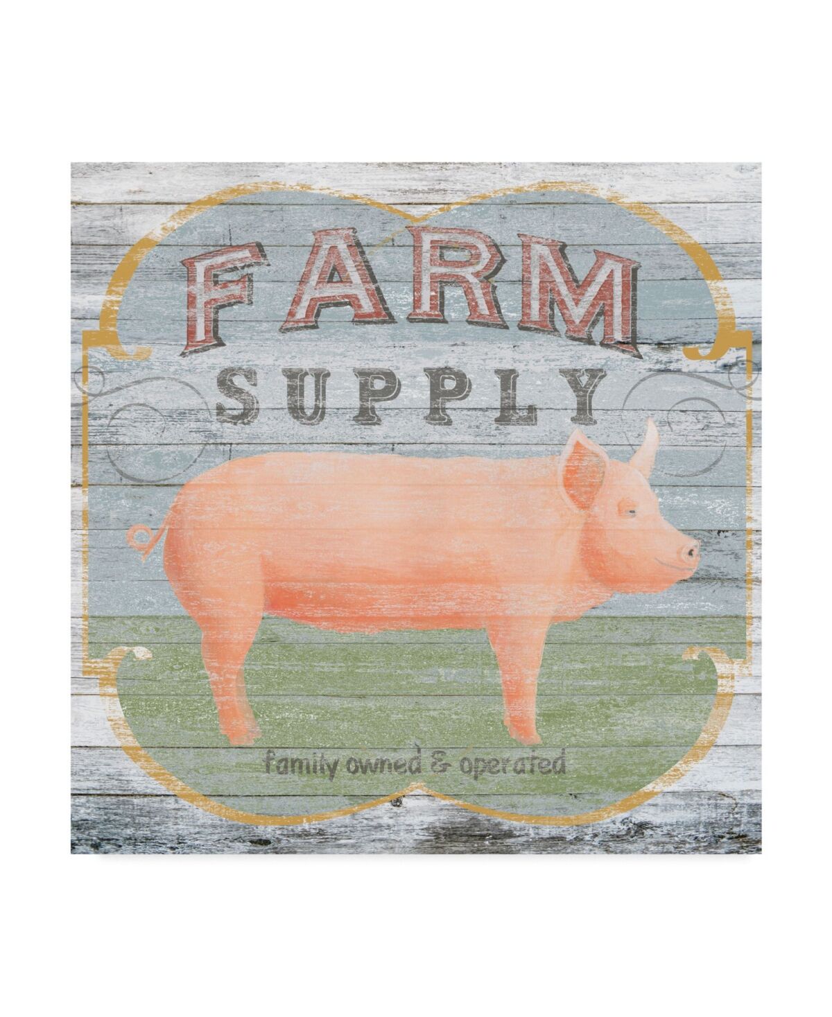 Trademark Global June Erica Vess Farm Supply Ii Canvas Art - 20
