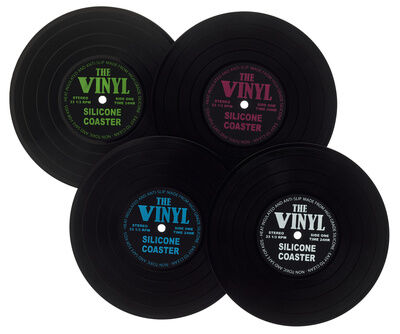 MusikBoutique Record Coasters Set 4 pcs