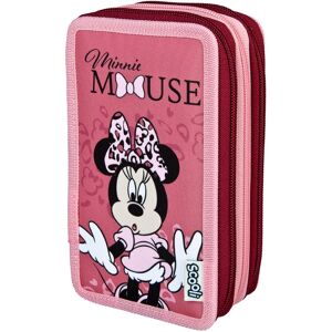 Scooli Federmäppchen »Tripledecker, Minnie Mouse Happy Girl Pink«, befüllt,... Minnie Mouse Pink