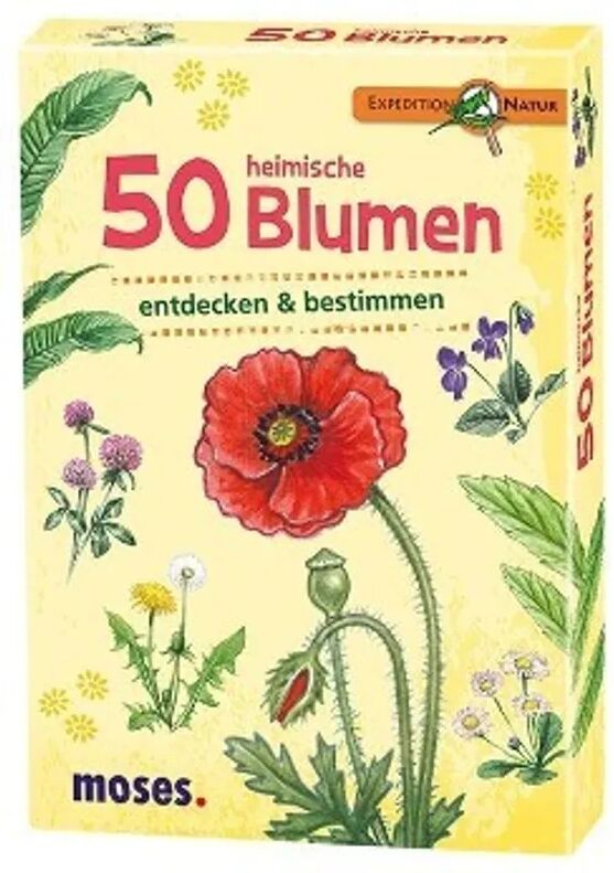 moses. Verlag 50 heimische Blumen entdecken & bestimmen