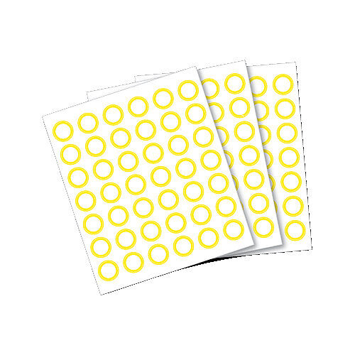 Anybook Sticker Set gelb, 2160er