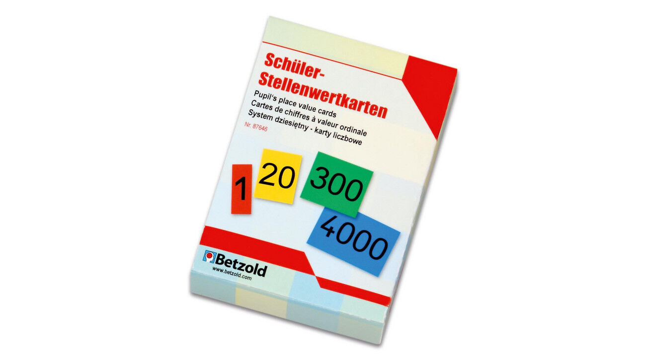 Betzold Stellenwertkarten aus Karton