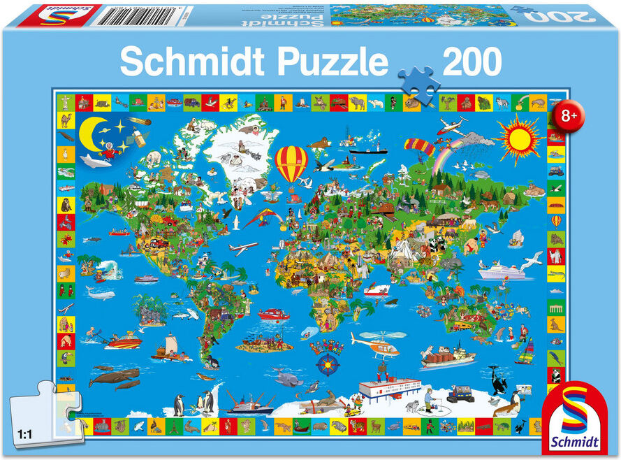 Schmidt Spiele Puzzle „Deine bunte Erde", 200 Teile