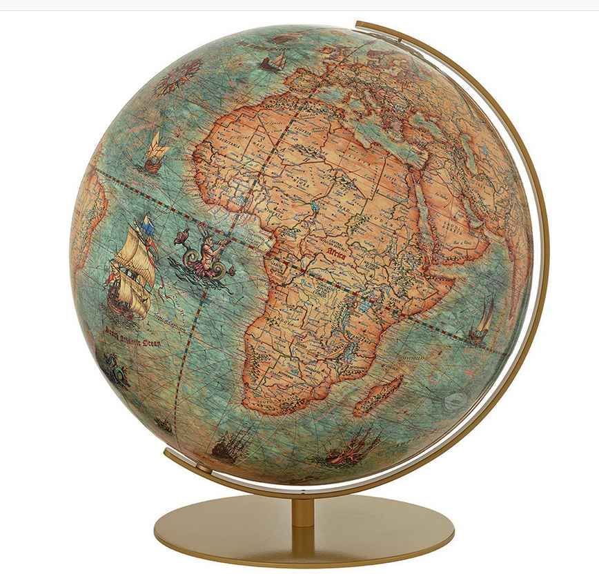 Columbus Tischglobus Imperial Globus 40 cm Durchmesser Leuchtglobus Globe Ert...
