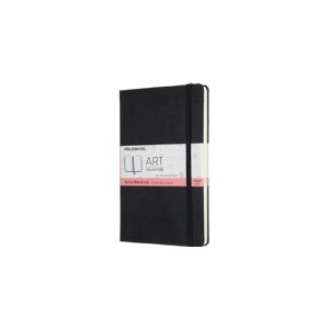 Moleskine 603357, Monokromatisk, Sort, 150 ark, 120 g/m², Punktgitterpapir, Indbundet