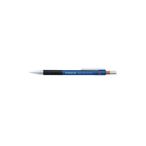 STAEDTLER stiftblyant Mars micro, blå, 0,5 mm mine, indtrækkelig spids, med viskelæder, skridsikker (775 05-3)