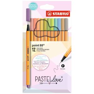 Stabilo Rotuladores  Point 88 Pastel Love 9+3