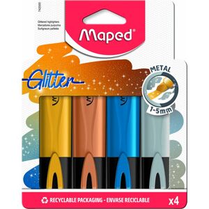 Maped Rotulador fluorescente  Metal 4 colores