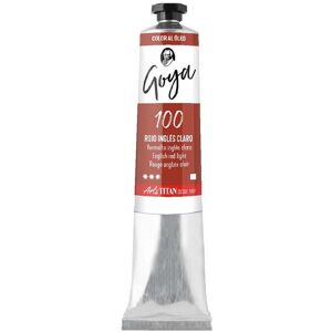 Titan Arts Pintura al óleo Goya 20ml rojo inglés claro