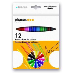 Abacus Rotuladores de colores  12u