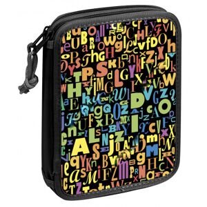 Alpino Estuche Plumier  Black Lettering Doble P