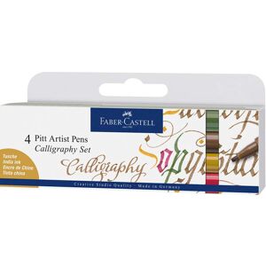 Faber-Castell Rotuladores Pitt Calligraphy 4 colores