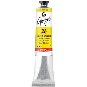 Titan Arts Pintura al óleo Goya 20ml amarillo limón