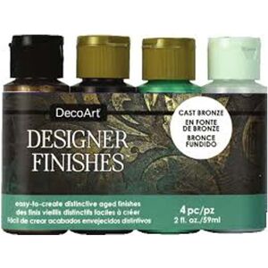 DecoArt Designers Finishes Bronce Fundido 4 colores