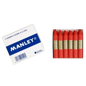 Manley Cera grasa  gris 12u