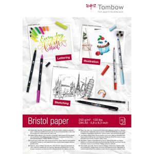 Tombow Bloc papel Bristol Lettering  A5 250g 25 hojas