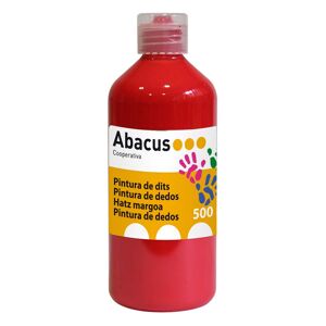 Abacus Pintura de dedos  500 ml rojo