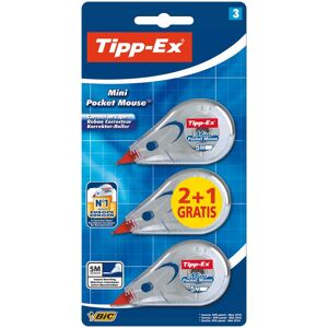 Bic Cinta correctora Tipp-Ex Mini Pocket Mouse 2+1u