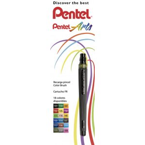 Pentel Recambio Pincel  XGFL verde oliva