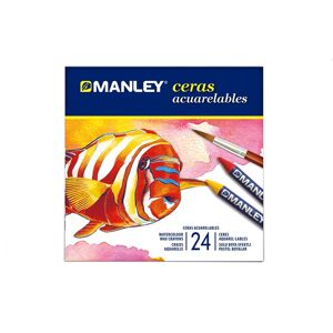 Manley Cera grasas acuarelables  24 colores