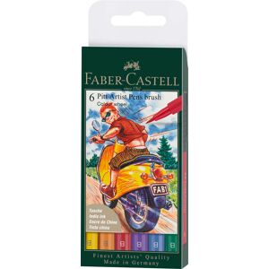 Faber-Castell Pitt Artist Pen  Wheel 6 colores