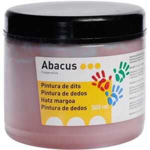 Abacus Pintura de dedos  500 ml Marrón