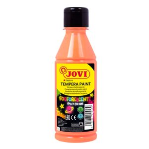 Jovi Témpera fosforescente  250ml naranja