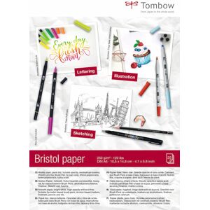 Tombow Bloc papel Bristol Lettering  A6 250g 25 hojas