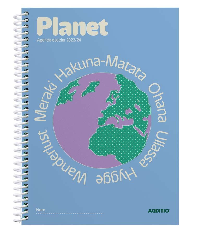 Additio Agenda escolar Planet Semana vista catalán 23-24