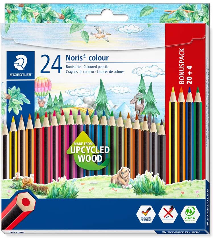 Staedtler Lápices de colores  Noris Colour 24 colores