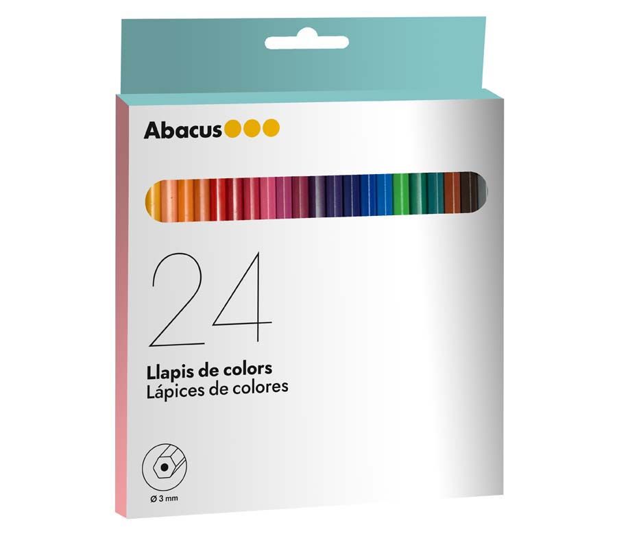Abacus Lápices de colores  24u