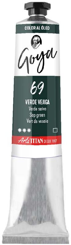 Titan Arts Pintura al óleo Goya 20ml verde vejiga