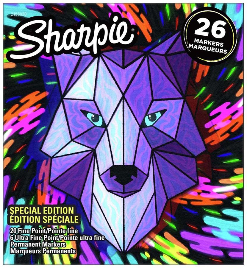 Sharpie Set Rotuladores  Wolf 26 colores