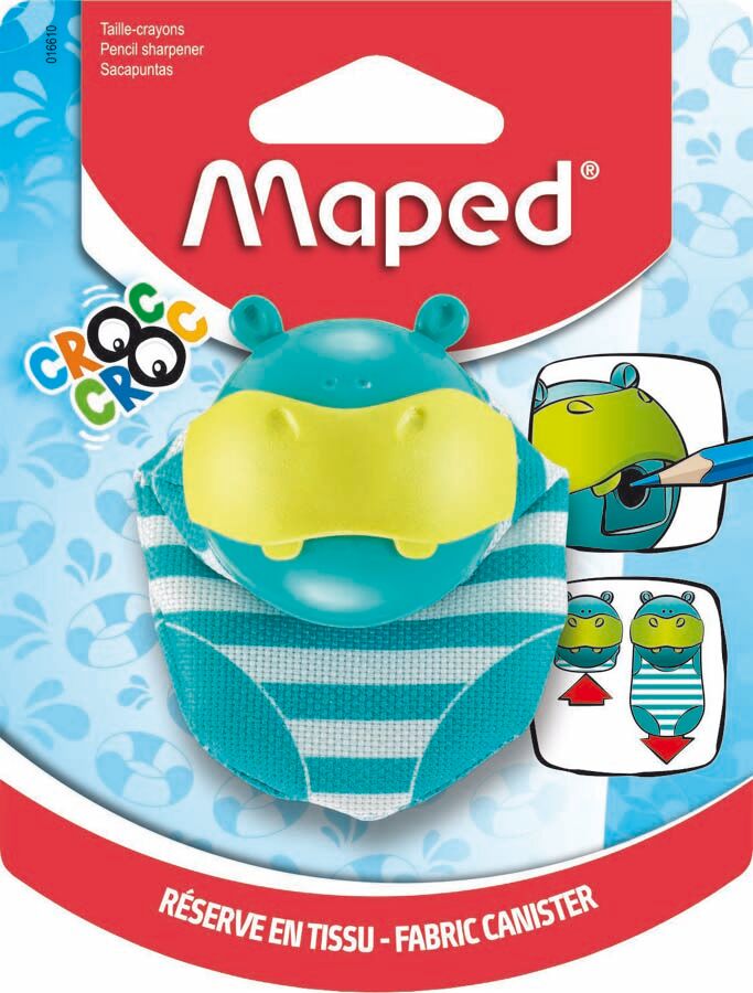 Maped Sacapuntas  Croc Croc Hipo 1 agujero