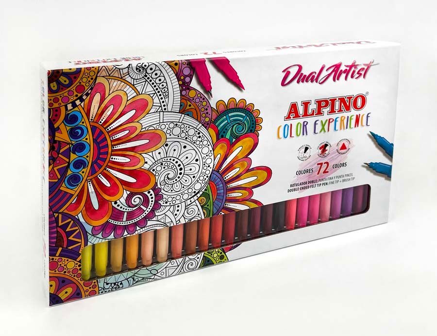 Alpino Rotuladores  Dual Artist Color Experience 72 colores