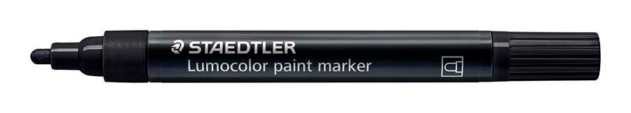 Staedtler Rotulador Lumocolor Paint 349 negro
