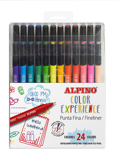 Alpino Rotuladores Fineliner  Color Experience 24