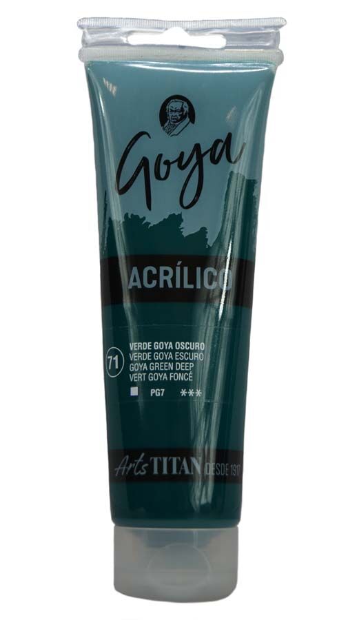 Titan Arts Pintura acrílica Goya 125ml verde oscuro