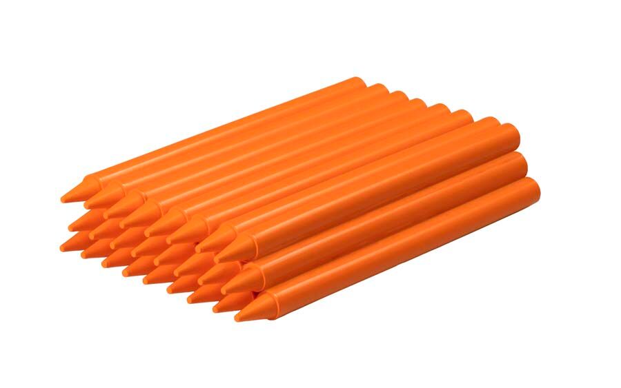 Jovi Ceras plásticas  Plasticolor naranja 25u