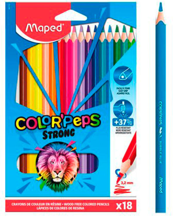 Maped Lápices de colores  Color Peps Strong 18u