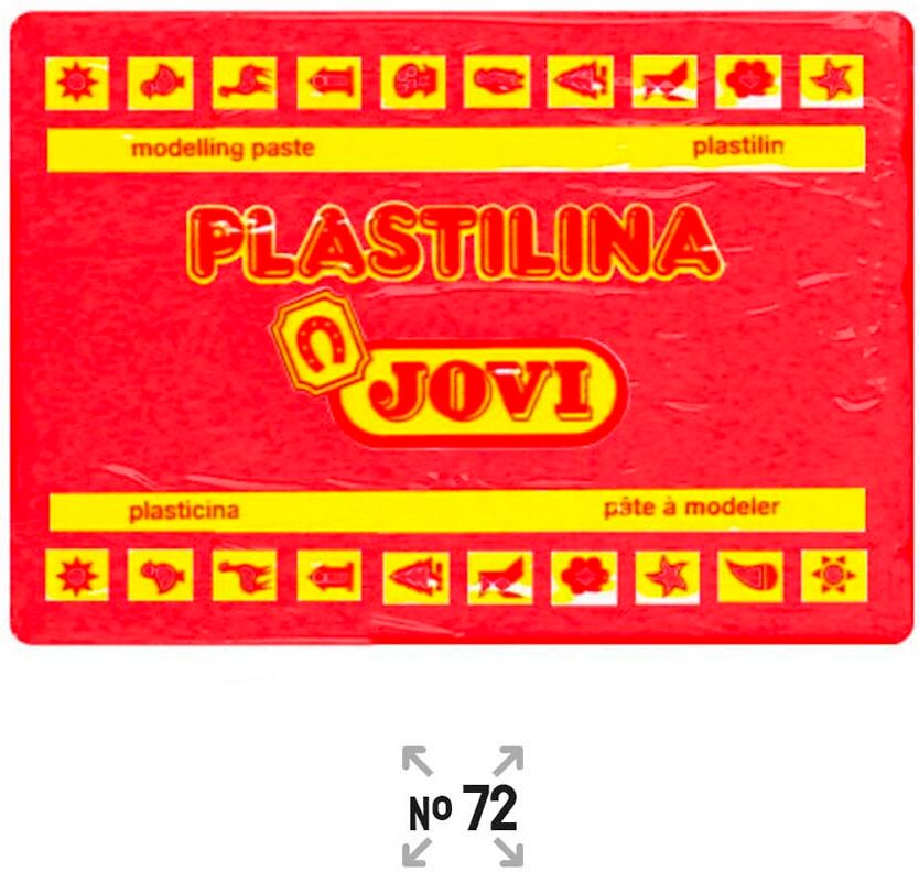 Jovi Plastelina  350g rojo