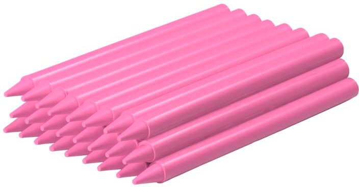 Jovi Ceras plásticas  Plasticolor rosa 25u