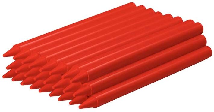 Jovi Ceras plásticas  Plasticolor rojo 25u